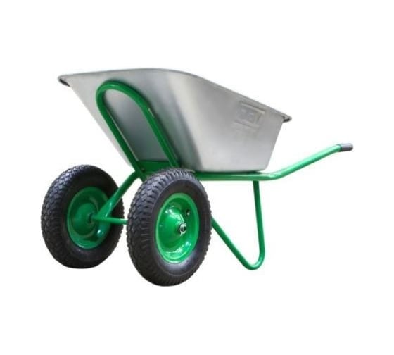 Тачка строительная DGM (125 л, 300 кг, 2 пневмоколеса 4.00-8) MT-2134