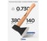 Топор KUBIS 600 г, деревянная ручка (бук) 02-02-2106 3
