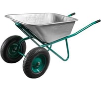 Тачка строительная ECO 120 л, 300 кг, 2 пневмоколеса 4.00-8, вес 14.5 кг WB6418S-2