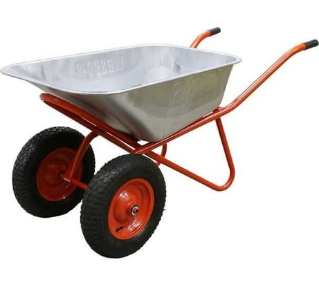 Тачка строительная ECO 130 л, 350 кг, 2 пневмоколеса 4.00-8 WB350-2