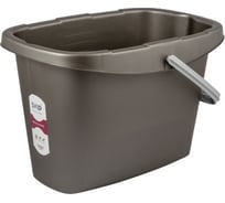 Прямоугольное ведро Svip 13л Классика антрацит SV5007АНТ