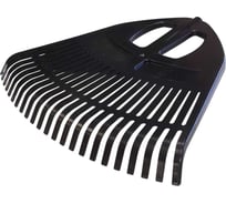 Грабли веерные ООО ПК Тандем-АГРО пластмассовые 23 зуба, ЧЕРНЫЕ, ширина рабочей части 500мм, без черенка 4670016437877