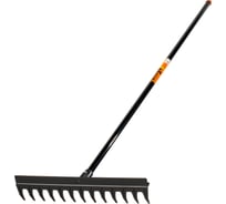 Грабли пластиковые с металлическим черенком AMIGO 77013