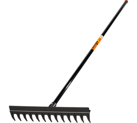 Грабли пластиковые с металлическим черенком AMIGO 77013