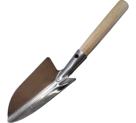 Совок посадочный широкий ООО ПК Тандем-АГРО СПШ, сталь нержавеющая 1,5мм 4670016431196