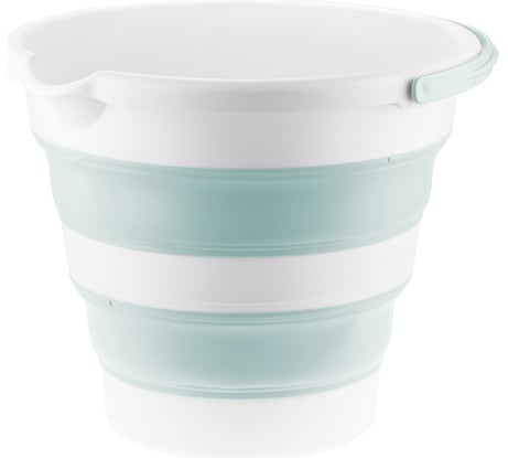 Ведро складное IDEA ФЛЕКС 10л Морская волна М 2413