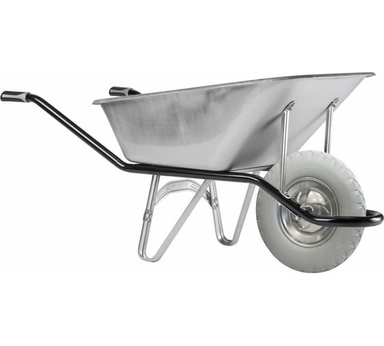 Тачка одноколесная Haemmerlin Cargo Excellium Renovation MG GF (108G) 120 л оцинкованный кузов, непробиваемое литое колесо с подшипником 303705100 1