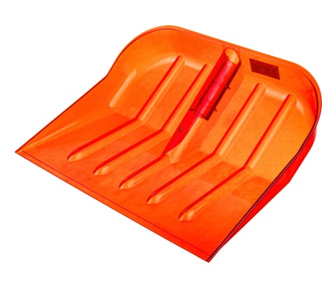 Снеговая лопата из поликарбоната CARBOLUX ПК-1 красная 11200