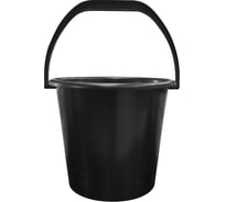 Ведро "ИЛАН-ПЛАСТ" 10 л., черное, техническое, арт. ИП 516170