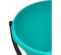 Ведро "ИЛАН-ПЛАСТ" 12 л, полипропилен, мятный , арт. ИП 516224