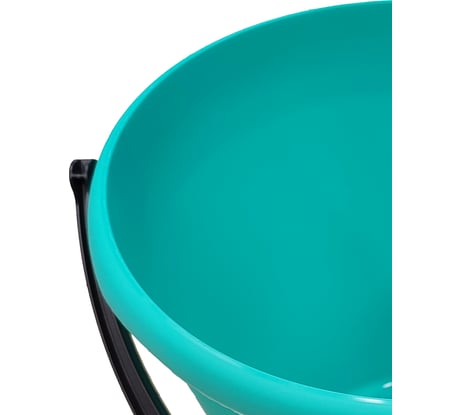 Ведро "ИЛАН-ПЛАСТ" 12 л, полипропилен, мятный , арт. ИП 516224