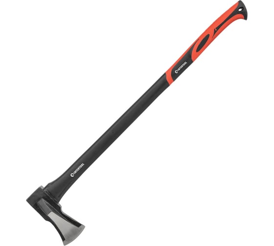 Колун кованый INTERTOOL 2200 г, ручка из фибергласса HT-0275 1