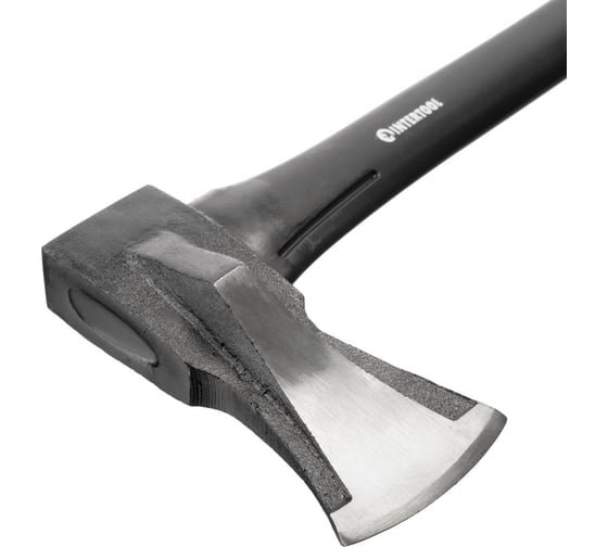 Колун кованый INTERTOOL 2200 г, ручка из фибергласса HT-0275