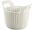 Круглая корзина CURVER KNIT XS 3л белая 03671-X64-00 1