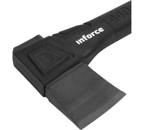 Универсальный топор с точилкой в кофре Inforce 440 гр 06-12-023