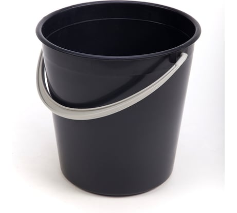 Ведро Мультипласт Групп 10л ЭКОНОМ черное MPG5514