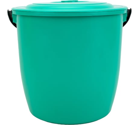 Ведро Мультипласт Групп 13л с крышкой КРЕПЫШ MPG7174