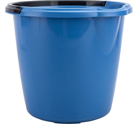 Пищевое ведро Мультипласт Групп 10л ЧУДО мерное со сливом голубое MPG5552