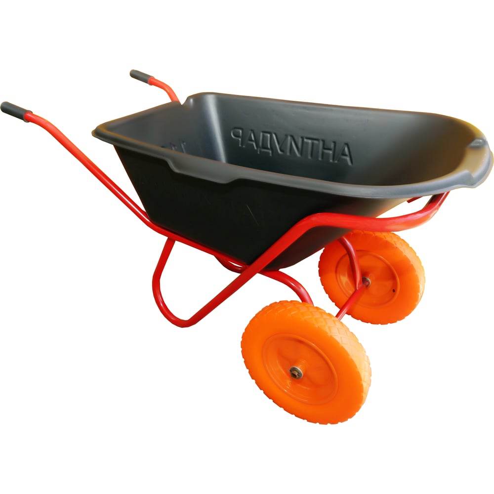 Тачка 2-х колесная Промышленник 110л. антиударная, колесо литое 3,25/8 ...