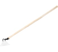 Мотыга СИБРТЕХ нержавеющая сталь, 220x85x1300 мм, деревянный черенок 62374