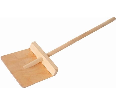Деревянная лопата для снега Репка №2 20 см 10576