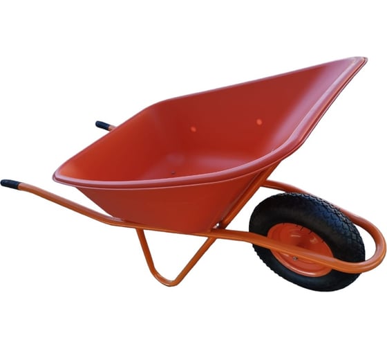 Тачка строительная одноколесная LWI 150л, 280кг, сверхпрочное полимерное корыто LWI150PROFI