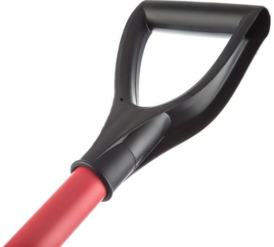 Лопата для снега HAMMER Black 1.0 326-003 с металлическим черенком в ПВХ-оплётке 592798