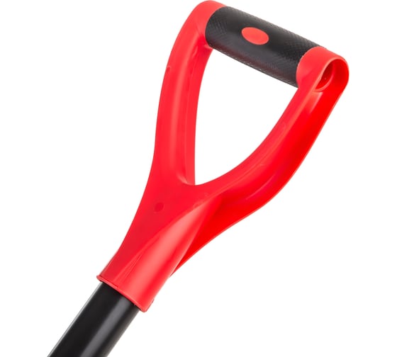 Лопата для снега HAMMER Red 2.0 326-004 с дюралюминиевым черенком, V-образная ручка 592800