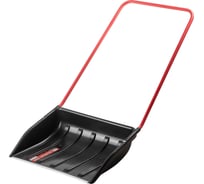 Скрепер для уборки снега HAMMER Black 326-005 530х700 мм, П-образная ручка в ПВХ-оплётке 630430