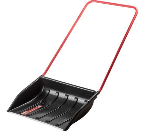 Скрепер для уборки снега HAMMER Black 326-005 530х700 мм, П-образная ручка в ПВХ-оплётке 630430