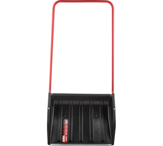 Скрепер для уборки снега HAMMER Black 326-005 530х700 мм, П-образная ручка в ПВХ-оплётке 630430