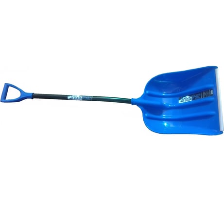 Лопата для уборки снега Инструм-Агро Эльбрус со съемным алюминиевым черенком, 40x52,5 см 100176