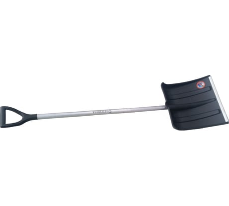 Лопата для уборки снега Инструм-Агро Snow Кристалл с алюминиевым черенком и планкой, 37x38 см 100158