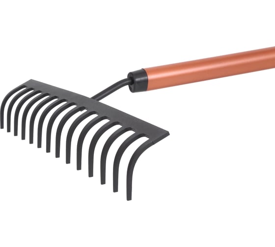 Грабли 14-зубые с дюралевым черенком "KOPPER.TOOLS" KA8604