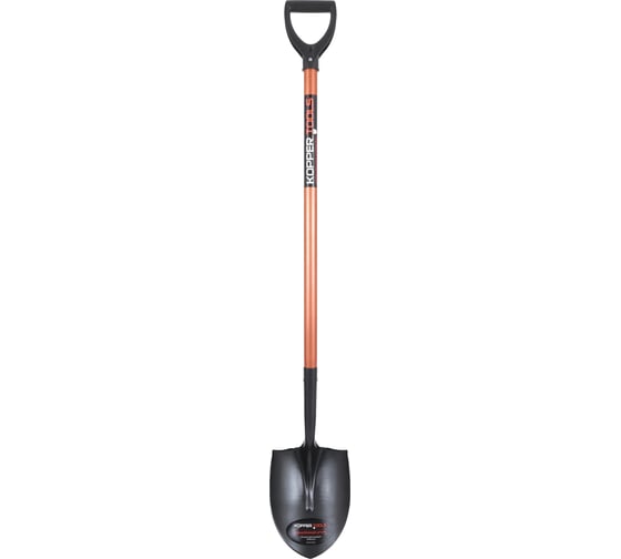 Лопата штыковая (американка) с дюралевым черенком KOPPER.TOOLS KA8635
