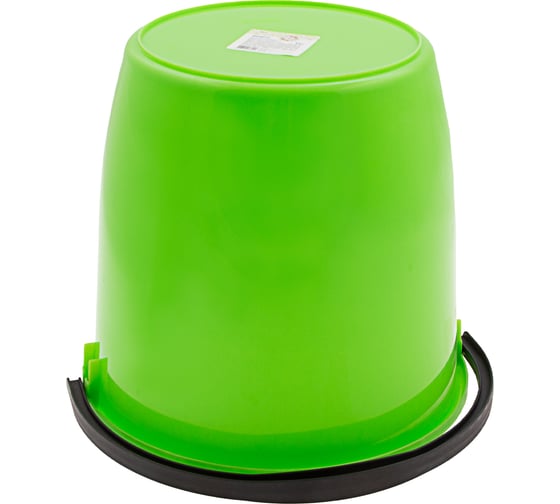 Ведро Elfe пластмассовое, круглое 13л, с крышкой, Light 92940