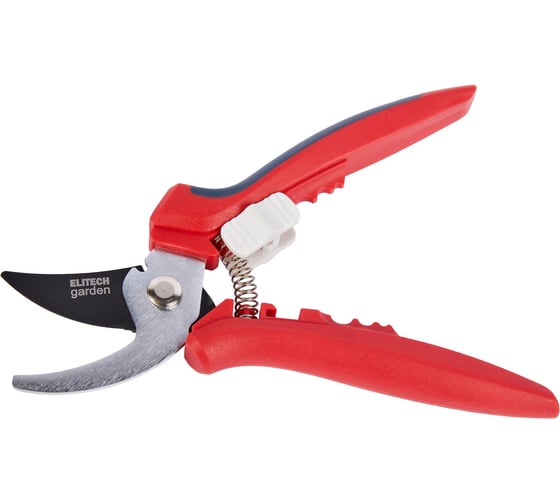 Секатор Elitech плоскостной с отверстиями для снятия шипов роз PB 02 Garden 206424