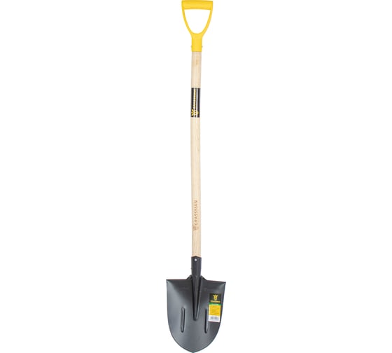 Лопата штыковая универсальная с деревянным черенком Grassman 960 мм G-115694 015502