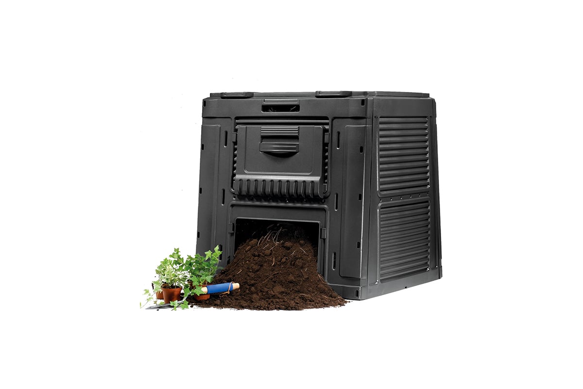 Компостер Keter E-COMPOSTER WITH BASE 470 л 231415 - выгодная цена, отзывы,  характеристики, фото - купить в Москве и РФ