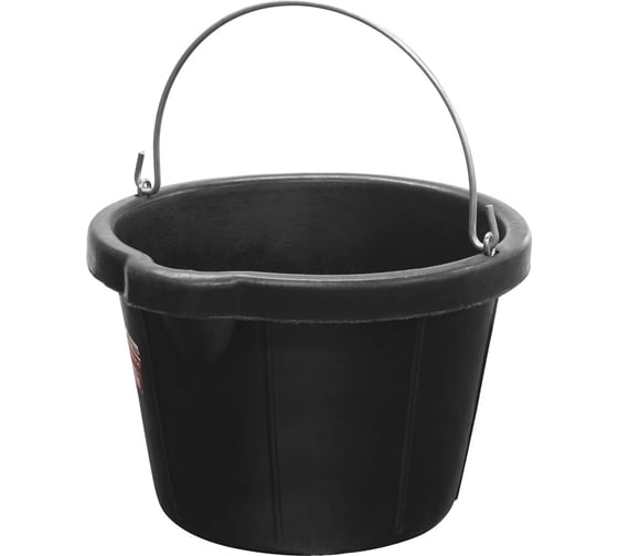 Ведро строительное гибкое, широкое DLT 10л, тип RUBBERBUCK 2904