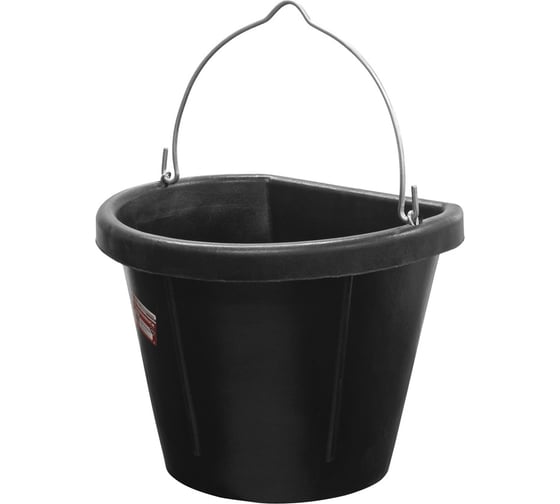 Ведро строительное гибкое с плоским краем DLT 17л, тип RUBBERBUCK 2906