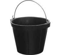 Ведро строительное гибкое усиленное DLT, 8л, тип RUBBERBUCK, арт. 2901