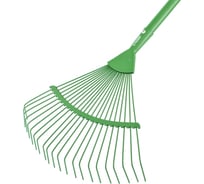 Веерные стальные грабли PALISAD 420х1585 мм, 22 круглых зуба, эмалированные 6177155