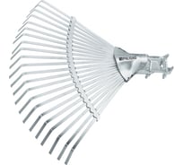 Веерные стальные грабли PALISAD 450 мм, 22 плоских зуба, регулируемая тулейка, без черенка 617025