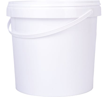 Круглое ведро с белой крышкой Тара.ру п/п, 3 л, белое 03820