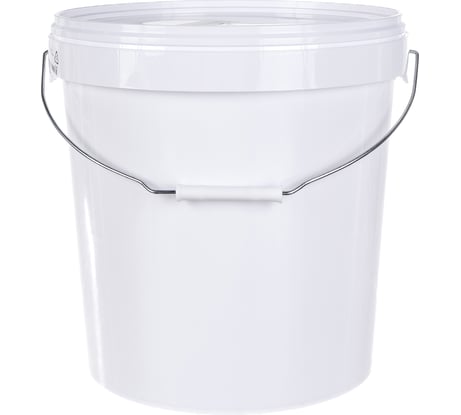 Круглое ведро с крышкой Тара.ру полипропилен, 15 л, металлическая ручка 05018