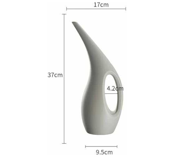 Лейка для растений Добросад "Water line" 1.5 л, light gray 781-026