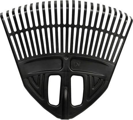 Пластиковые веерные грабли для листьев Gigant без черенка, 23 зуба RGI-09