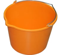 Строительно-хозяйственное ведро ПАВЛОВСКАЯ Заря пластиковое, 12 л 757115