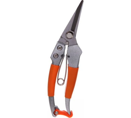 Секатор-ножницы садовые Добросад 7,5" (19,5см) "Дачник" гальваническое покрытие, алюминиевые комбинированный ручки 826-039 1